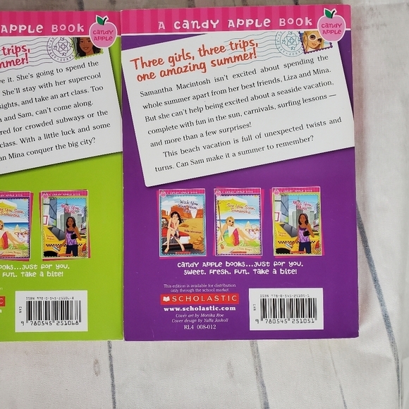 2/$25 Scholastic Candy Apple Books Set of 3 - Picture 9 of 11
